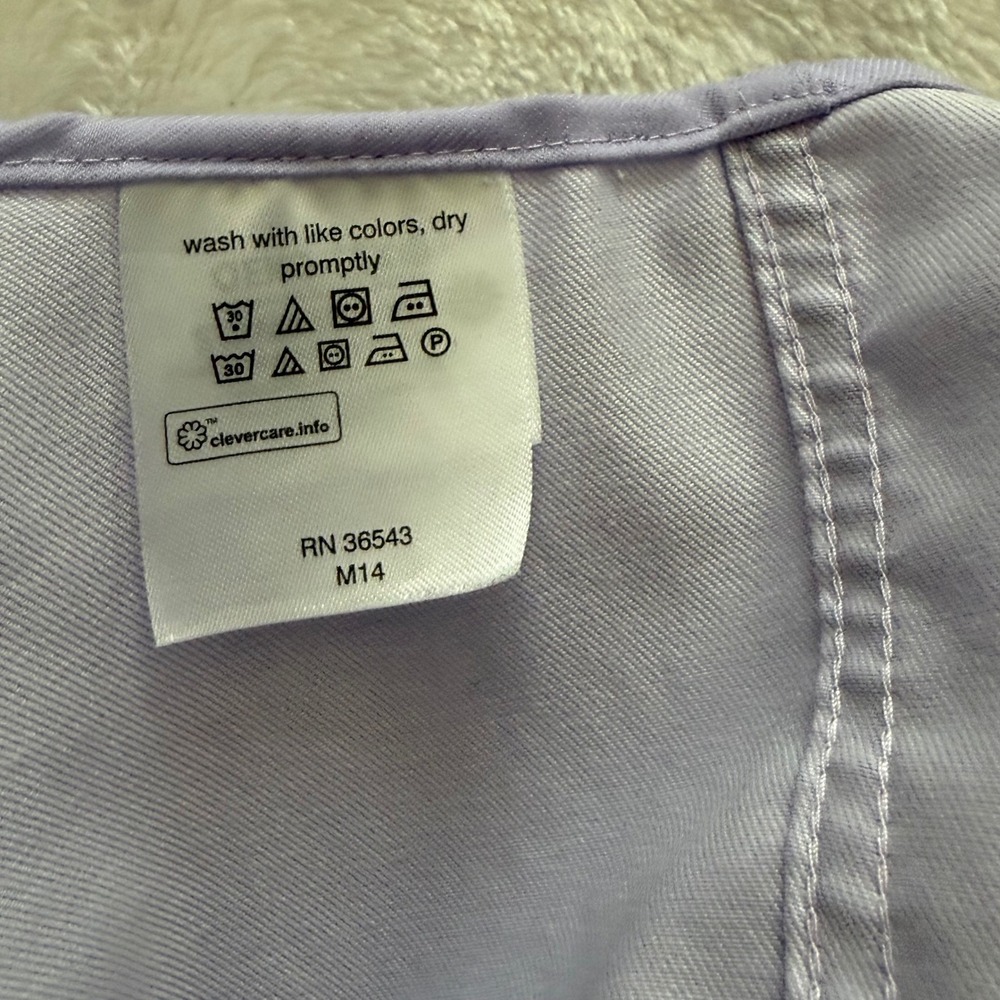 Calvin Klein Infinite Wrinkle Free Slim Fit Stretch Flex Dress Shirt Purple 2XL - Picture 7 of 8